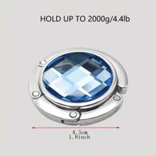 1 pezzo di supporto metallico pieghevole per appendere borse e portafogli su tavoli, senza bisogno di elettricità - appendi la borsa in  in caffetteria, biblioteca, ecc.! Materiale scolastico, accessori per il ritorno a scuola