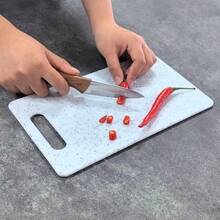3PCS Marble Chopping Board Set Kitchen Food Prep Board Cooked Uncooked Separation Household Fruit Cutting Marble Texture Cutting Antibacterial And Mildew Cutting Board Plastic Kitchen Vegetable Dishwasher Friendly Healthy Imitation Marble Cutting Board Plastic Kitchen Fruit And Vegetable - Multicolor - View 6