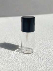 1/3/5 Stücke nachfüllbare leere Behälter für Foundation, 3ml Mini-Glasflaschen mit flachem Applikationspinsel, praktische Reise-Make-up-Behälter, wiederverwendbarer Lippenpflegetöpfchen, Lippenstiftbox