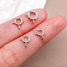 5/10/15 stuks 18K vergulde veersluitingen messing ronde sluitingen open ring sieraden veersluiting sieraden connector sluitingen voor armband ketting sieraden doe-het-zelf knutselen maken