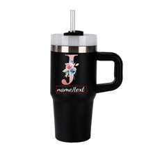 Tasse personnalisée de 14 oz avec lettre de A à Z, tasse à boire de tous les jours, cadeau surprise, cadeau de nouvel an, cadeau d'anniversaire, cadeau de la Saint-Valentin, convient à la famille, aux amis, aux amoureux, à la fête des mères, à la fête des infirmières, à la fête des pères, au mariage, à la remise des diplômes, à la fête des enseignants, multifonctionnel, ornemental, réutilisable, raffiné, élégant, de haute qualité, coloré, moderne, personnalisé, unique, idéal comme cadeau pour lui, idéal comme cadeau pour elle, petit ami, papa, petite amie, maman, famille, amis, salle de thé, maison, jardin, bureau, tasses personnalisées, ambiance chaleureuse