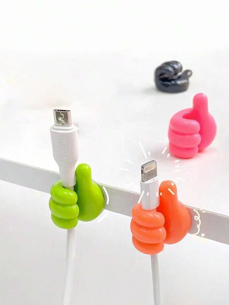 100/50/30/20/15/10/8/3/1 Ganchos para dedos pulgares para almacenamiento de cables, almacenamiento de cables de datos, dispositivo de fijación de cables de carga, ganchos de goma resistentes a los arañazos y no porosos, ganchos de goma para cables de datos, ganchos pequeños para dedos pulgares, ganchos de goma sin perforación para fijación de cables de carga en escritorios de oficina y dormitorios (no se recomienda colgar objetos pesados)