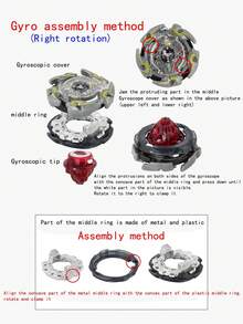 16pcs/Set Spinning Top Toys Set, Compact & Portable, Can Be Used As Gift, Self-Assembly Battle Tool Box, Stress Relief, Children Halloween/Christmas/Gifts, Kid/Toddler Gift - Multicolor - View 8