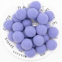 High-Elastic 3cm Fluffy Pompoms Balls 30mm Soft Pom Poms For Hobby Supplies And DIY Creative Arts Crafts Party Making Decoration 21pcs (20g) - Multicolor - View 27