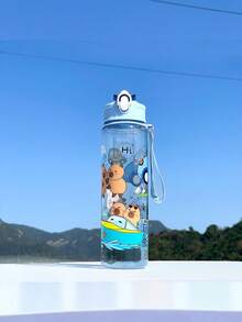 1 件卡通可爱 Caipirinha 800ml 水瓶带吸管，防漏、防震、便携 - 适合旅行、户外、学生使用 - 情人节、母亲节、感恩节、圣诞节和新年的绝佳礼物 - 彩色 - 查看 14