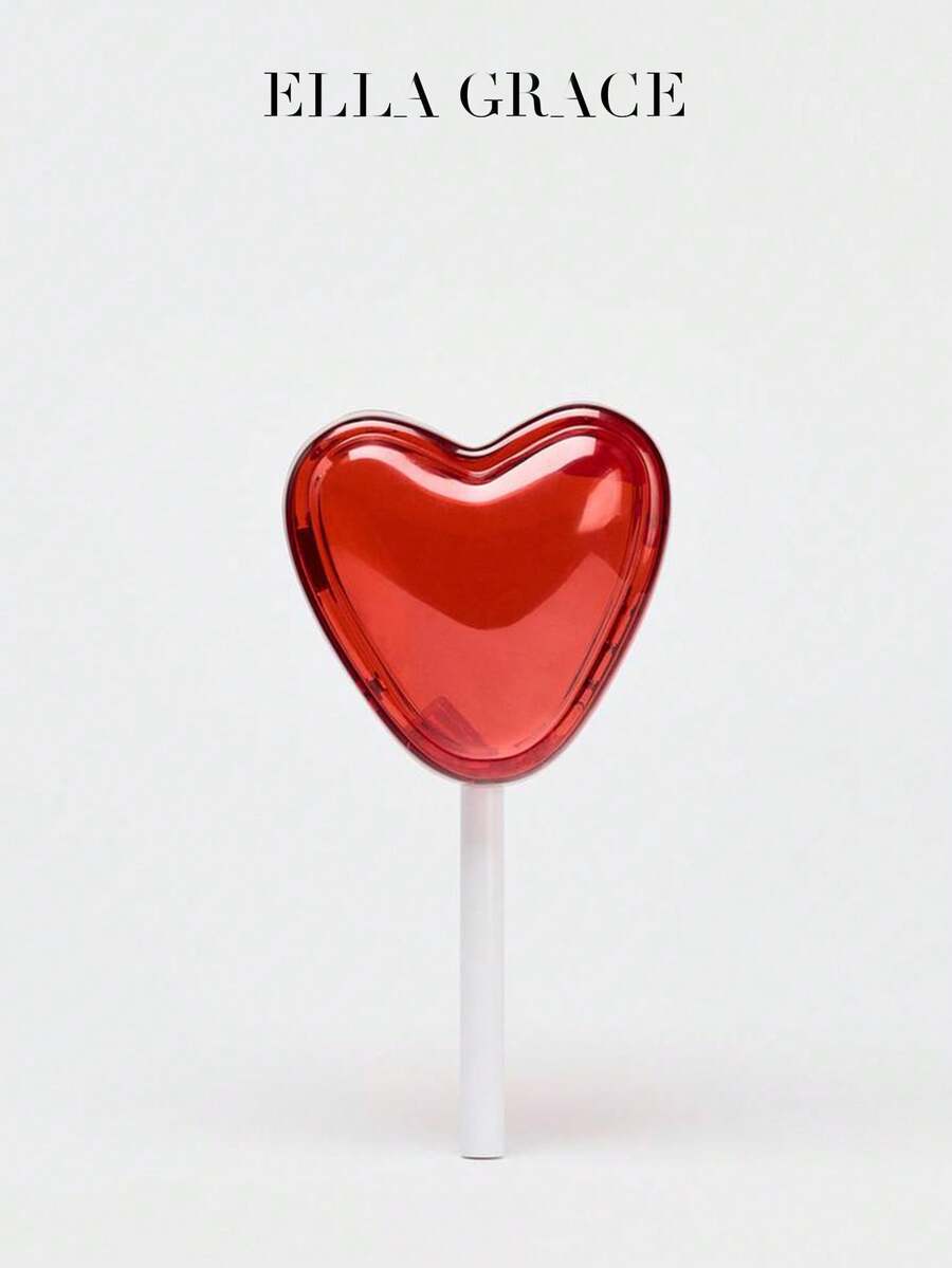 ELLA GRACE - 创意红色心形棒棒糖舞会包，可爱俏皮的设计，是情人节派对和约会的完美礼物 - 紅色 - 查看 1