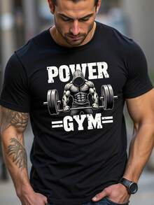 VitaFith Men's Fashionable Casual Sports, Gym, Hiking Outdoor T-Shirt, Cool Style, Spring/Summer - Black - View 2