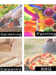 1pc Adjustable Kitchen Cooking Apron With Large Pocket, Unisex Baking Chef Apron - Multicolor - View 5