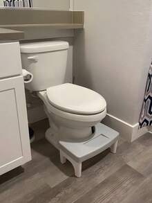 1pc Ergonomic Bathroom Squatting Assist Device, Improves Posture, Easy To Clean, Comfortable Accessory | Bathroom Accessory