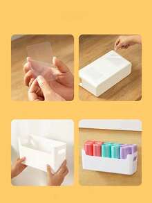 1 hộp đựng đồ treo tường nhà bếp, hộp đựng đồ màu trắng, hộp đựng đồ không đục lỗ bên trong tủ, thích hợp để đựng đồ trong nhà bếp, phòng tắm, phòng ngủ và văn phòng, đồ dùng nhà bếp, đồ dùng nhà bếp, đồ dùng nhà bếp, đồ dùng nhà bếp, đồ dùng nhà bếp, đồ dùng nhà bếp, đồ dùng lưu trữ, ... - trắng - Xem 10