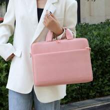 2025 新款轻便笔记本电脑内胆包手提包单肩斜挎包大容量纯色电脑包