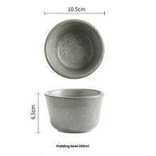 3pcs/Set 250ml Capacity, 10.5cm X 6.5cm Spotty Ceramic Oven-Safe Ramekin Bowls - Japanese Minimalist Style, Round Shape, Heat-Resistant, Suitable For Baking Souffles, Serving Desserts And Daily Dining - Multicolor - View 5