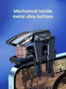 DATA FROG DATA FROG G21 Six Fingers Mobile Phone Android IOS Game Trigger For Aim Shooting L1 R1 Alloy Key Button For IPhone