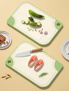 1 件装防霉抗菌切菜板，双面砧板，适用于家庭厨房水果和蔬菜