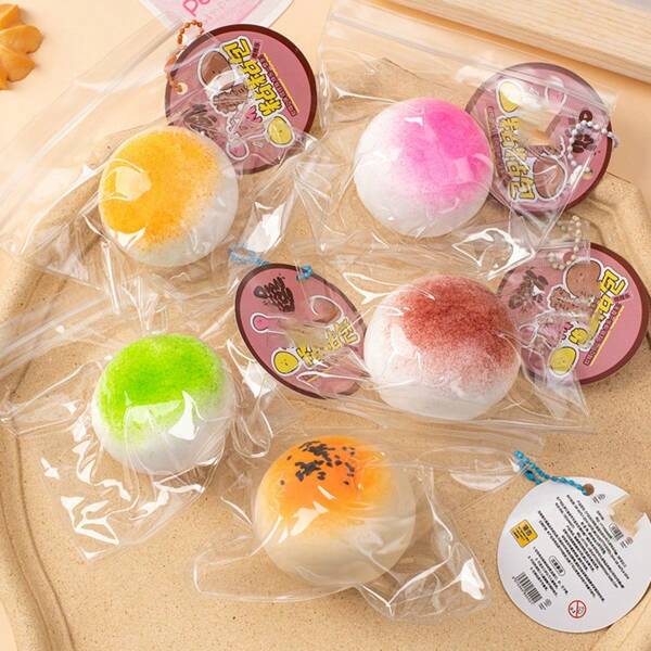 Beliebter Bestseller Fluid Mochi Quetsch Ball Quetschbar langsame Rückfederung Sojamelk Geschenkball Kleine Spielzeuge zum Quetschen