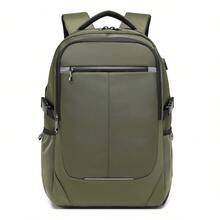 Commuter Travel Business Backpack, Men's And Women's Lightweight Laptop Bag, Large Capacity Multi-Pocket Multifunctional Backpack - Army Green - View 1