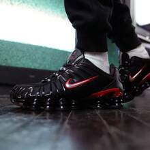 Nike Shox TL Black University Red CN0151-003 Men's Fashion Sneaker New - Đỏ và Đen - Xem 4