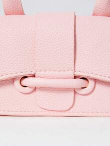 Popular High-Quality Pouch, Mini Square Purse, New Solid Color Versatile Handbag For Women Winter Gifts ,Pink Bag - Pink - View 5