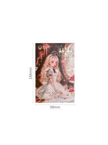 30pcs Vintage Alice In Wonderland Postcard Set, Dreamland Alice Series, Suitable For Gifts, Office, Home, Marking, Labels, Classroom, Entertainment Toys, Student Stationery, Creative Retro Decorative Stickers,School Supplies,Back To School