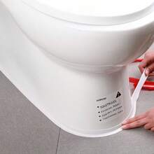 1 rollo de cinta impermeable y resistente al aceite, adecuada para cocina y baño - Adhesivo antihongo autoadhesivo para inodoro y baño - Pegatina impermeable estampada para suministros y decoración de cocina y baño, esencial para la decoración del hogar, la decoración de la pared del baño, la decoración de la pared, los artículos de decoración del dormitorio, la decoración de la sala de estar, los adhesivos personalizados