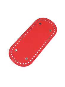 1 pieza/3 piezas Fondo de bolso a ganchillo, cojín de fondo de bolso, cojín ovalado de PU para fondo de bolso con agujeros para hacer bolsos y carteras, base ovalada tejida a mano para bolso, soporte de fondo de bolso de PU, placa de fondo ovalada DIY para bolso, herramientas de ganchillo 22*10cm de largo para fondo de bolso de punto, base de bolso de PU hecho a mano con agujeros, accesorios para fondo de bolso de ganchillo DIY