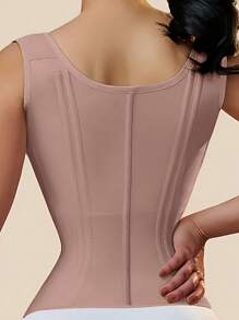Nouveau corset-style de 15 baleines, avec une grande élasticité, un laçage à fermeture éclair et un look vintage, idéal pour le maintien de la taille