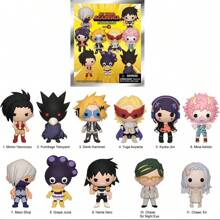 Crunchyroll 1 pièce Sac mystère en vrac avec porte-clés personnages 3D de la série d'anime sous licence officielle. Surprise aléatoire avec Momo Yaovorozu, Hitoshi Shinso ou d'autres personnages. Idéal comme cadeau d'anniversaire ou accessoire de voiture, sac, école pour maman et amis.