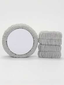 SHEIN X Milania 3pcs Headband Set, 1pc Headband & 2pcs Wristbands, For Washing Face, Facial Cleansing, Makeup Application, Makeup Removal, Travel, Suitable For All Skin Types