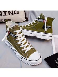 High-End Sports Canvas Shoes For Men - Green - View 6