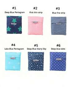 1/2/3/6件轻便便捷的手提包，可水洗大容量杂货店，休闲可重复使用的购物，随机颜色旅行，化妆，化妆品，度假收纳盒，大容量化妆品收纳盒化妆盒，用于口红，刷子，护肤品，手机，硬币，小物件，适用于家庭，礼物，度假和节日 - 彩色 - 查看 11