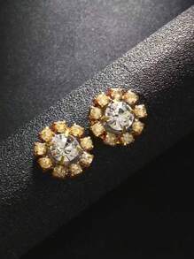 2 Peças Conjunto Elegante e Luxuoso Adesivo de Strass em Formato de Coração Para Umbigo, Cobertura de Mamilo Sexy de Strass, Joia de Decote, Adequado Para Encontros