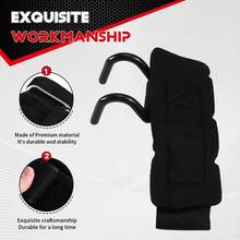 1pc/2pcs-Up Assist Hooks, Fitness Wrist Wraps, Grip Hooks, Gloves, Support Straps For Deadlifts, Lumbar Support For Pull-Ups To Prevent Slipping. Gym Accessories - Multicolor - View 8