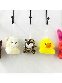 Juego de 5/10/20 piezas al azar de mini juguetes de peluche de animales, adornos de llavero de animales lindos para adultos, relleno de bolsas de regalo, premios de carnaval, animales de peluche a granel para obsequios de fiesta, Navidad, obsequios de fiesta para niños, animales de peluche, animales de peluche