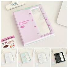 1 Pc Cartoon Photo Album Cute Name Card Book Card Binder Photo Album Small Card Booklet Idol Photocard Holder,Back To School,School Supplies - Multicolor - View 3