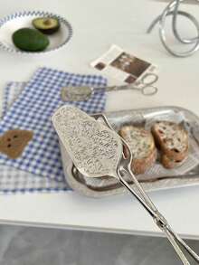 1pc European Style Embossed Cake/Pastry Clip, Retro Bread Clip, Precise Afternoon Tea/Dessert Fruit Clip