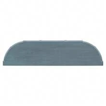 52''Modern And Contemporary Curved Console Table Sofa Table Entryway Table For Hallway Living Room With 4 Drawers And 1 Shelf, Antique Blue