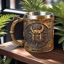 Nuevo vaso de cristal con estrás con diseño de pterosaurio y dragón al estilo occidental, taza de barra con textura 3D de resina y acero inoxidable, taza creativa, opciones de varios colores, regalo premium - Multicolor - Ver 3
