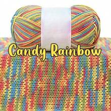 1Pc Vibrant Acrylic Fiber Yarn, 50g Each - Super Soft 4-Ply Knitting & Crocheting Yarn In Assorted Colors For DIY Sweaters, Hats, Gloves - , Knitting Accessories And Supplies