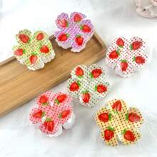 6 Stück/Set Sommer Neue Mode Clips Elegante Blumen Haarspange Scrunchies Haargummi für Frauen, geeignet für Alltag, Outdoor, Festival, Party, Yoga, Pendeln, Urlaub, Haar-Bun, Gesichtwaschen, Duschen, Make-up, Kleidung & Accessoires, Kopfbedeckung, Accessoires, Haarclips, Haarklammern, Haargreifer