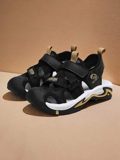 Geschlossene Sommersandalen für Jungen, leichte, atmungsaktive Outdoor-Wasserschuhe für Kinder