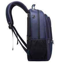 Business Commuter Travel Backpack, Large Capacity Multi-Pocket Laptop Bag For Students, Waterproof Comfortable Breathable Backpack For Men And Women - Blue - View 5