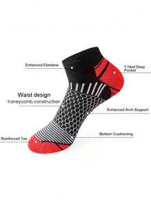 30 pares de calcetines tipo tobillera con diseños de rayas y geométricos, de tela de malla transpirable y tejido de punto, suaves y cómodos, calcetines deportivos para hombre, adecuados para todas las estaciones