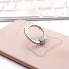 6pcs Transparent Cartoon Phone Stands, Foldable Ring Holder Stands, Animal, Round, Small Flower Shaped Phone Stands Compatible With IPhone, Android Phone, Gift For Birthday, Family, Friends Finger Ring Holder, Phone Grip, Phone Accessories - Multicolor - View 6