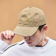 XTEP Mũ lưỡi trai unisex kiểu retro mùa xuân 2025, mã sản phẩm 875137200028 - Kaki - Xem 6