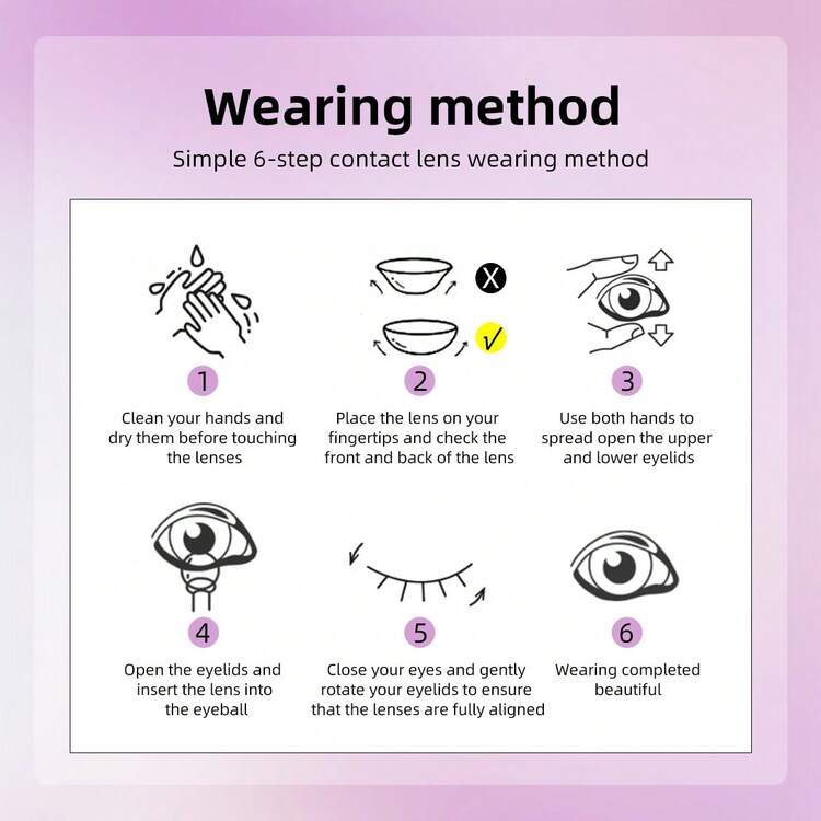 عدسات لاصقة لون رمادي بني، عدسات لاصقة ناعمة للمكياج والعيون، عدسات لاصقة سنوية، عدسات تجميلية ناعمة، عدسات لاستخدام في أزياء الهالوين والكوسبلاي، قطعتان - بني - مشاهدة 5