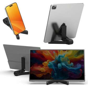 Multifunctional Desktop Tablet Stand, Foldable & Portable Slouchy Holder For Watching Videos