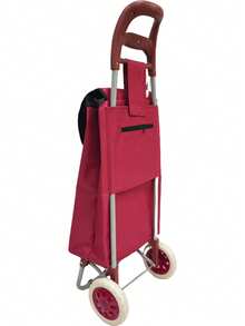 買菜購物車手拉車攜帶折疊兩輪家用超市老人手推車