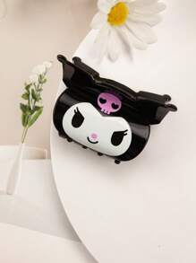 Sanrio Sanrio 1pc Glossy Square Scratch Clip Cinnamon Dog Cute Sweet Cartoon Fashion Versatile Simple Hairpin Women's Headdress, Ideal Choice For Mother's Day Summer