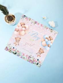 60 件/40 件/20 件，33*33 厘米/13*13 英寸，一次性性别揭秘派对主题餐巾，适合各种主题派对和日常使用，增添节日气氛 - 彩色 - 查看 4