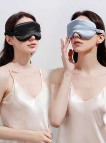 1PC Sleep Mask For Side Sleeper Women Men, Eye Mask For Sleeping Light Blocking, 3D Contoured Cup Sleeping Mask, Soft Breathable Sleep Eye Mask With Adjustable Elastic Strap For Flight Nap,School,Back To School,Travel,Travel Essentials,Home Essentials,Eye Mask,Sleep Mask